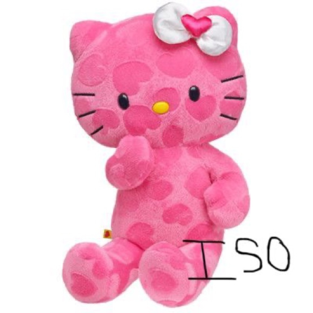 ISO valentine’s day pink hearts hello kitty build a bear!!